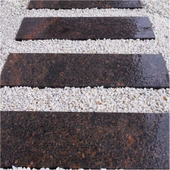 Плита пошаговая термо из гранита Токимовский 1200х400х50 мм