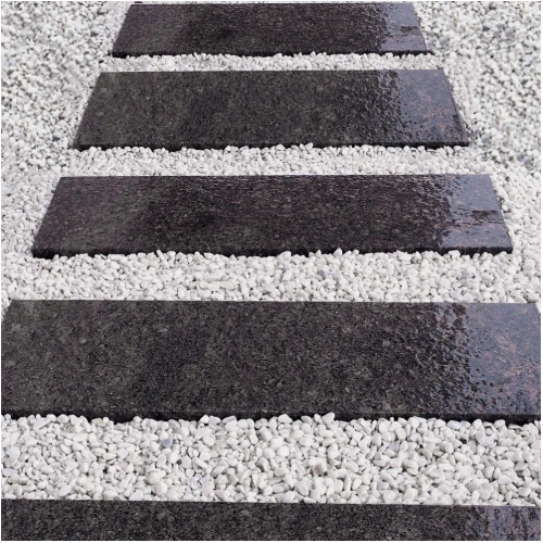 Плита пошаговая термо из гранита Дымовский (Елизовский) 1200х400х50 мм