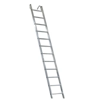 Лестница алюминиевая приставная проф. Новая Высота NV 3215, 1х12 развальцованных ступеней 80 мм