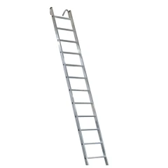 Лестница алюминиевая приставная проф. Новая Высота NV 3215, 1х12 развальцованных ступеней 80 мм