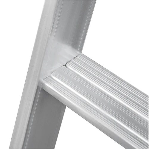 Лестница алюминиевая приставная проф. Новая Высота NV 3215, 1х12 развальцованных ступеней 80 мм