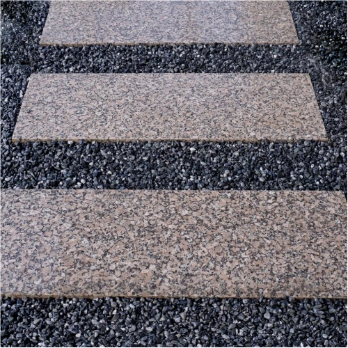 Плита пошаговая термо из гранита Жалгыз 1200х400х50 мм