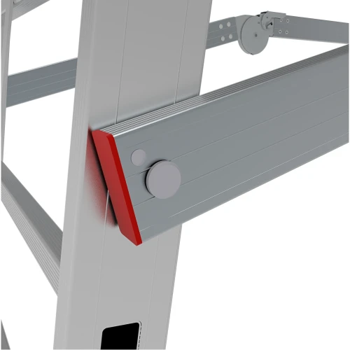 Профессиональная передвижная складная лестница-стремянка с платформой NV 3540 Новая Высота 1х9