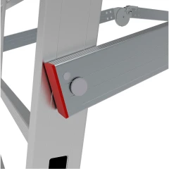 Профессиональная передвижная складная лестница-стремянка с платформой NV 3540 Новая Высота 1х10