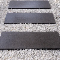 Плита пошаговая бучарда из гранита Купецкое 1200х400х50 мм