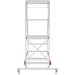 Индустриальная передвижная складная лестница-стремянка с платформой NV 5540 Новая Высота 1х4