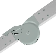 Индустриальная передвижная складная лестница-стремянка с платформой NV 5540 Новая Высота 1х4