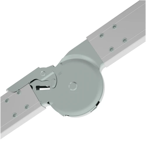 Индустриальная передвижная складная лестница-стремянка с платформой NV 5540 Новая Высота 1х4