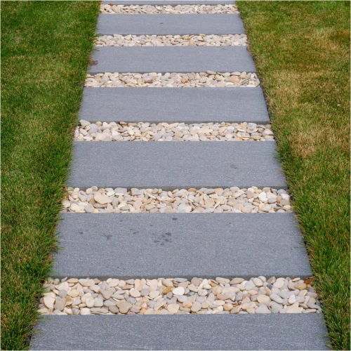 Плита пошаговая бучарда + аква Габбро 600х300х30 мм