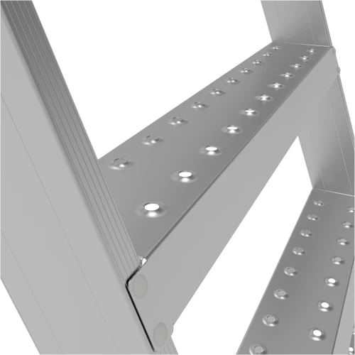 Профессиональная передвижная складная лестница-стремянка с платформой NV 3540 Новая Высота 1х6