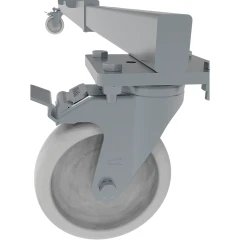 Профессиональная передвижная складная лестница-стремянка с платформой NV 3540 Новая Высота 1х6