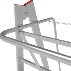 Профессиональная передвижная складная лестница-стремянка с платформой NV 3540 Новая Высота 1х6