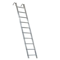 Лестница алюминиевая приставная проф. Новая Высота NV 3215, 1х10 развальцованных ступеней 80 мм