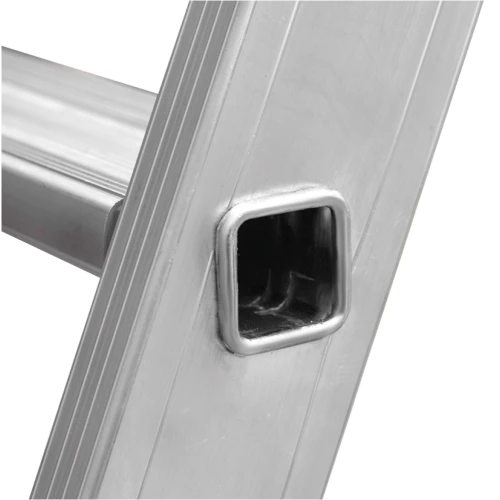 Лестница алюминиевая приставная проф. Новая Высота NV 3215, 1х10 развальцованных ступеней 80 мм