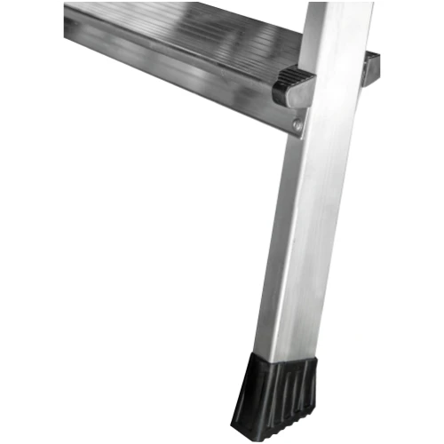 Стремянка алюминиевая двухсторонняя Новая Высота NV 2120, 2х5 ступеней 80 мм, площадка 350х260 мм