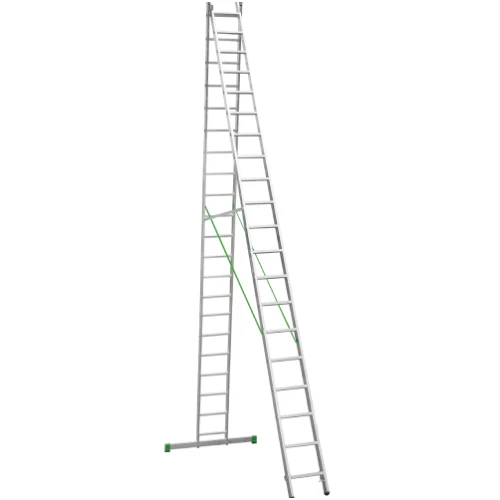 Лестница алюминиевая двухсекционная Новая Высота NV 2220, 2х21 перекладина