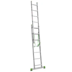 Лестница алюминиевая двухсекционная Новая Высота NV 2220, 2х7 перекладин