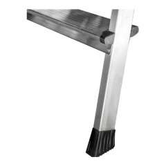 Стремянка алюминиевая двухсторонняя Новая Высота NV 2120, 2х2 ступени 80 мм, площадка 350х260 мм