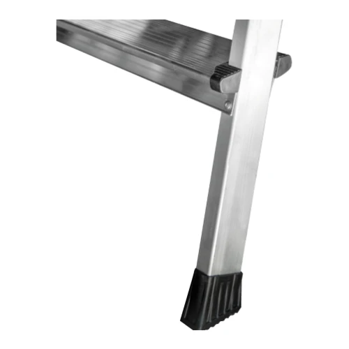 Стремянка алюминиевая двухсторонняя Новая Высота NV 2120, 2х2 ступени 80 мм, площадка 350х260 мм