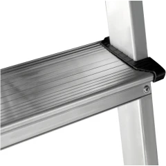 Стремянка алюминиевая двухсторонняя Новая Высота NV 2120, 2х2 ступени 80 мм, площадка 350х260 мм