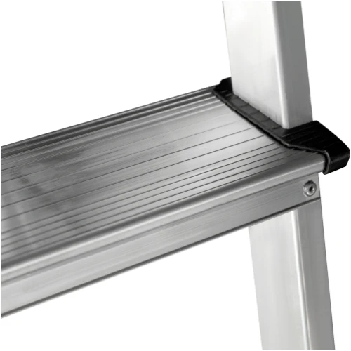 Стремянка алюминиевая двухсторонняя Новая Высота NV 2120, 2х2 ступени 80 мм, площадка 350х260 мм