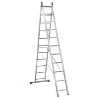 Лестница алюминиевая двухсекционная Новая Высота NV 2220, 2х11 перекладин