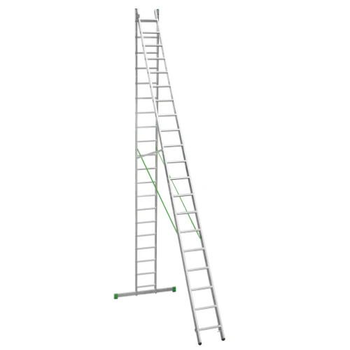 Лестница алюминиевая двухсекционная Новая Высота NV 2220, 2х20 перекладин