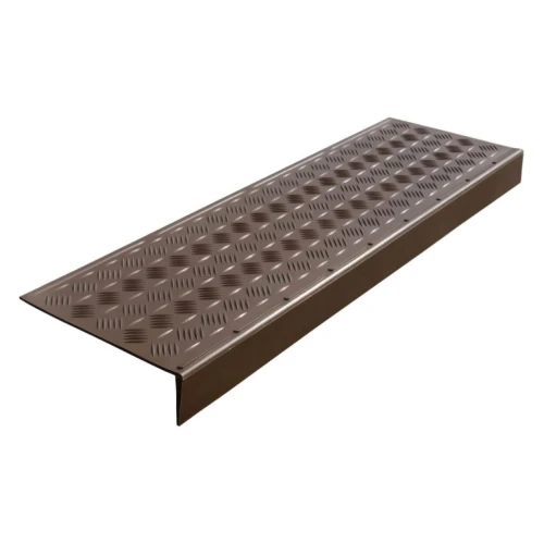 Накладка на ступень резиновая противоскользящая (проступь) угловая 