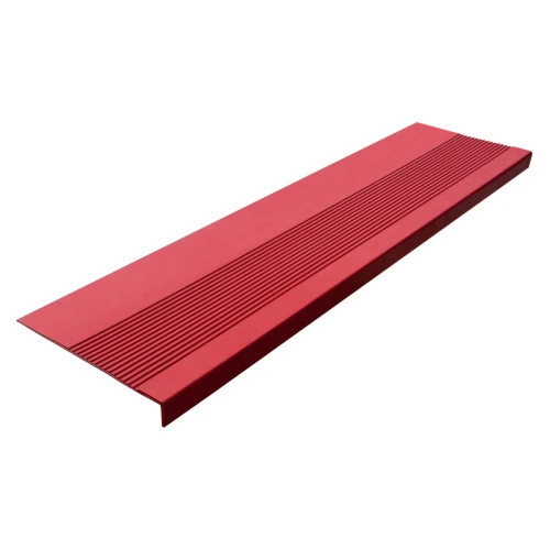 Накладка на ступень резиновая противоскользящая (проступь) угловая 