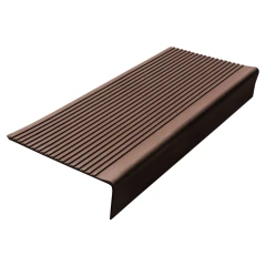 Накладка на ступень резиновая противоскользящая (проступь) угловая 