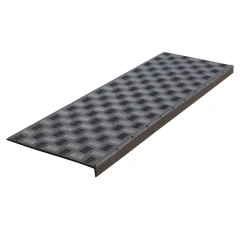 Накладка на ступень резиновая противоскользящая (проступь) угловая 