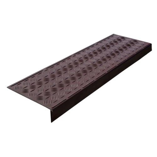 Накладка на ступень резиновая противоскользящая (проступь) угловая 