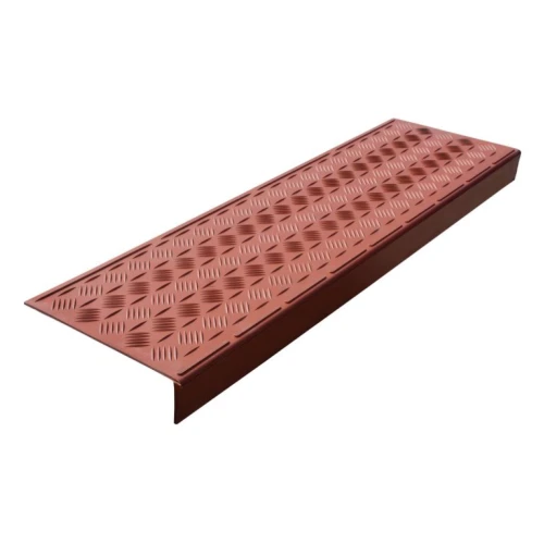 Накладка на ступень резиновая противоскользящая (проступь) угловая 