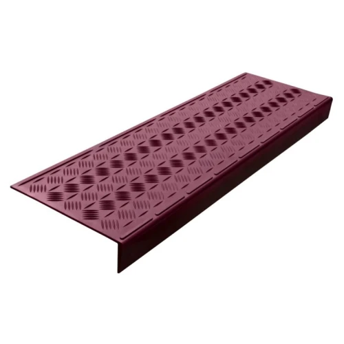 Накладка на ступень резиновая противоскользящая (проступь) угловая 