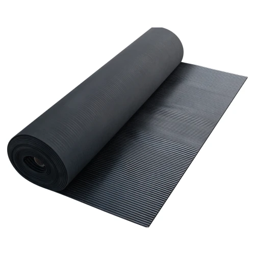 Грязезащитный резиновый ковер средний рубчик 10000×1250х3.5-4 мм