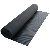 Грязезащитный резиновый ковер средний рубчик 10000×1500х3.5-4 мм