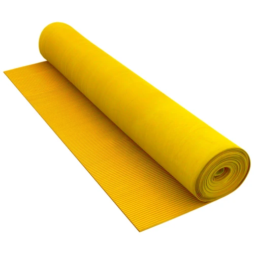 Грязезащитный резиновый ковер средний рубчик 10000×1500х3.5-4 мм