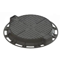 Люк чугунный тяжелый магистральный с запорным устройством и уплотнительной прокладкой кл.D