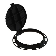 Люк чугунный тяжелый с запорным устройством с уплотняющей прокладкой кл. С250