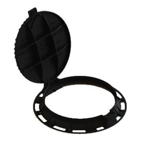 Люк чугунный тяжелый с запорным устройством с уплотняющей прокладкой кл. С250