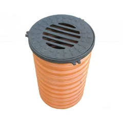 Дождеприёмник обрамление D 380 круглый чугунный