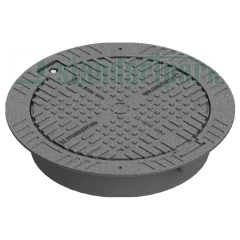 Люк чугунный ВЧ тип ТМ с самонивилирующимся корпусом кл. D400