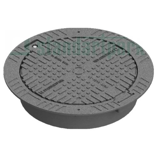 Люк чугунный ВЧ тип ТМ с самонивилирующимся корпусом кл. D400