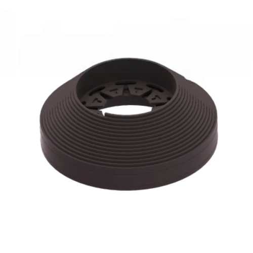 Бордюр NewFix Roll Б-100.04.04-ПП в комплекте с соединителем и крепежными анкерами коричневый