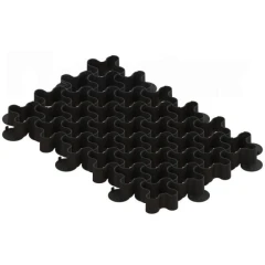 Решетка газонная чёрная РГ-60.40.5,1-ПП 