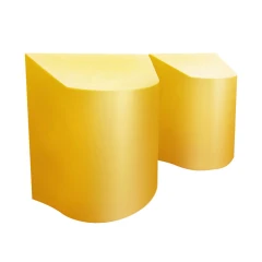 Буфер дорожный осевой 1250x1200x920 мм без маски