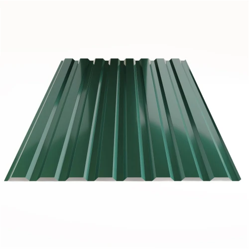 Профнастил С20 полимер 0,45 1,15х2 м текстурированный RAL 6005