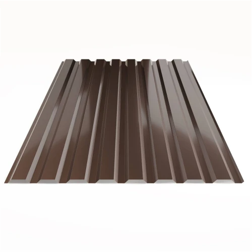 Профнастил С20 полимер 0,45 1,15х2 м текстурированный RAL 8017