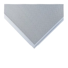 Плита потолочная кассетная Cesal с перфорацией, кромка Tegular 45, 600х600 мм (1 шт)