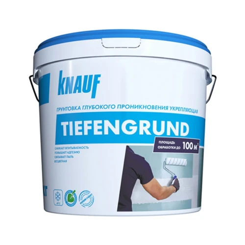 Грунтовка глубокого проникновения Knauf Tiefengrund универсальная, 10 кг